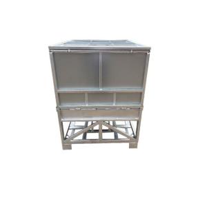 China 1000L Galvanised Steel Folding IBC Intermediate Bulk Container GLCM 196KG Gross Weight wholesale