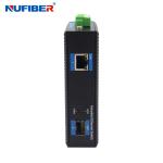 SFP Slot Unmanaged Industrial Switch 1000Mbps With Aluminum Alloy Material