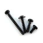 ISO9001 2015 Certified Black Zinc Plated M3 PT Screw for Plastic Parts and