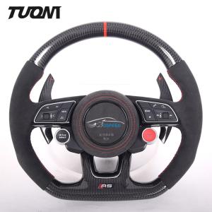 China Audi RS3 S3 A3 A4 RS4 Alcantara Carbon Fiber Steering Wheel OEM Wheels wholesale