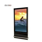 700nits Floor Standing LCD Indoor Digital Signage Totem 4K Ultra HD For Airport