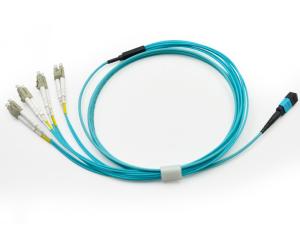 China Blue Single Mode Optical Cable , 4 Cores Ethernet Communication Cable wholesale