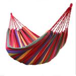Single Hammock Portable Lightweight Camping Canvas Hammock Outdoor Cotton