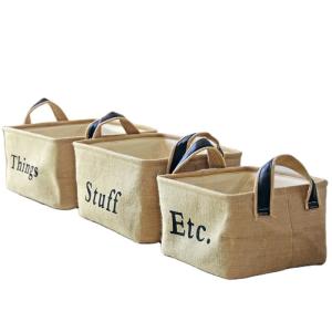 China Waterproof Jute Collapsible Foldable Laundry Basket washing basket wholesale