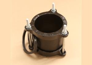 China UKD Sand Casting Parts Pipe Connector With O Ring Brown Color JIS Standard wholesale