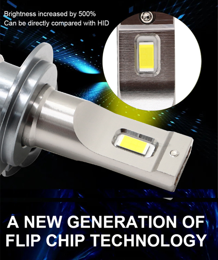 High Power Focos Automotive LED Turn Signals 18000Lm 80W H7 H4