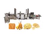 Automatic Discharge Frying Production Line for Fried Chicken and Frozen French