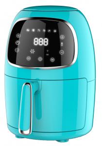 China Family Size Air Fryer , Blue Air Fryer Oven Cooker With Timer Setting on sale