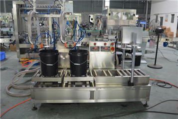Semi-automatic 5-50 liters Paint Coating Building Material Syrup Drum Bucket Barrel Weighing Filling Sealing Machine