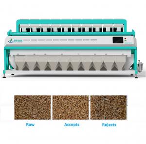 China Blue 6KW Automatic Color Sorting Machine High Capacity Cereal Sorter on sale