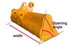 CAT312 PC130 Excavator Tilt Bucket with Single / Double Cylinder