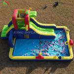 Kids Party Wet DryInflatable Bounce House Water Slide Bouncer Combo With Bigger
