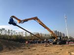 Excavator Sheet Hydraulic Pile Driver With 535 KN 18 Meter