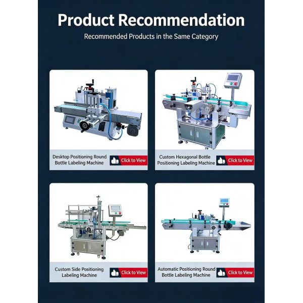 Fully automatic vertical positioning round bottle labeling machine CH-302 wine bottle glass bottle taper bottle adhesive labeling machine