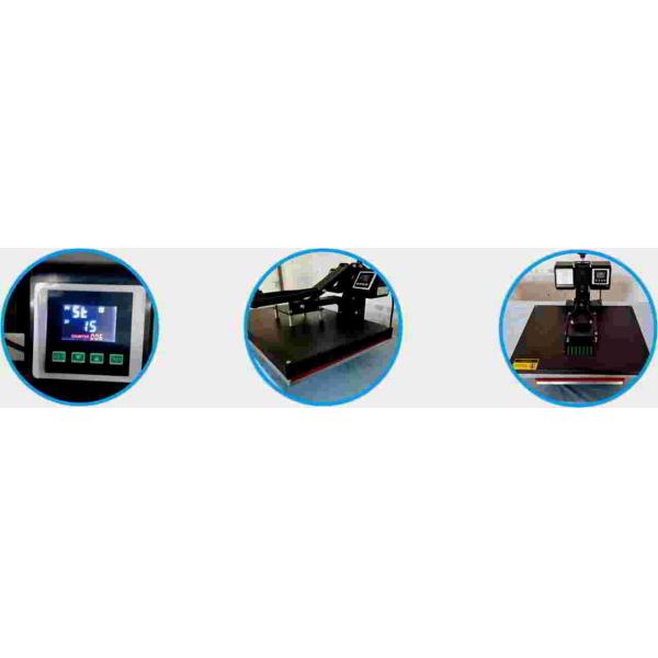 Linear Bearing 2500W Manual Heat Press Machine 40x60 For Pillow,THJ-4060CL, Black And Red