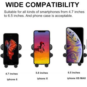 China Penguin Shape Car Mount Phone Holder Automatic Clamping Infrared Sensor wholesale