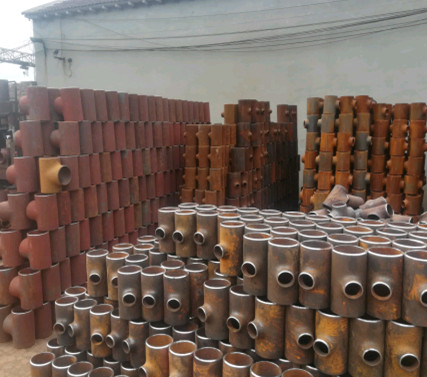 Sch 40 ANSI B2316 Carbon Steel Tee Butt Weld Straight T Pipe Fitting