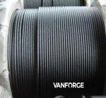 7x7 High Breaking Load SS Wire Rope , Stainless Steel Strand For Marine Industry