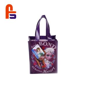 China Animated Type WomensTote Bags Popular Tote Environmental Friendly Material Fabric Shopping Bag wholesale