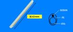 Patent 12F Ribbon Magnetic Fiber Sleeves Protector 45mm Customized