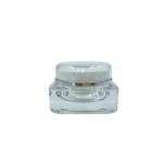Versatile Square Plastic Cosmetic Jars Cream Packaging 15g 30g 50g With Round