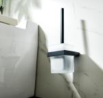 Bathroom Bowl Cleaning Steel Toilet Brush Holders Eco Friendly