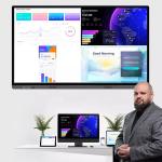 3840*2160 85 Inch Smart Board Interactive Whiteboard For Classroom