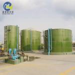 Rust Resistant Blue Color Bolted Steel Storage Tanks For Holiday Test 1100v