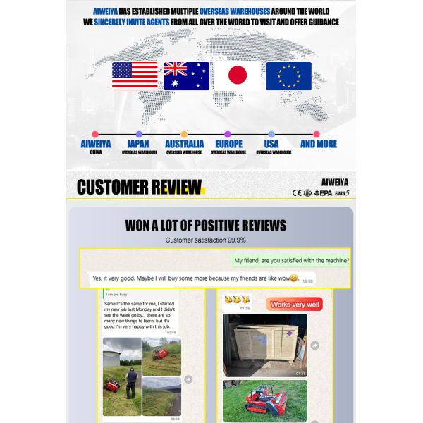 US Spot 2026 Hot Selling Remote Control Lawn Mower 1000mm Width Optional All Terrain Crawler Design Garden Orchard