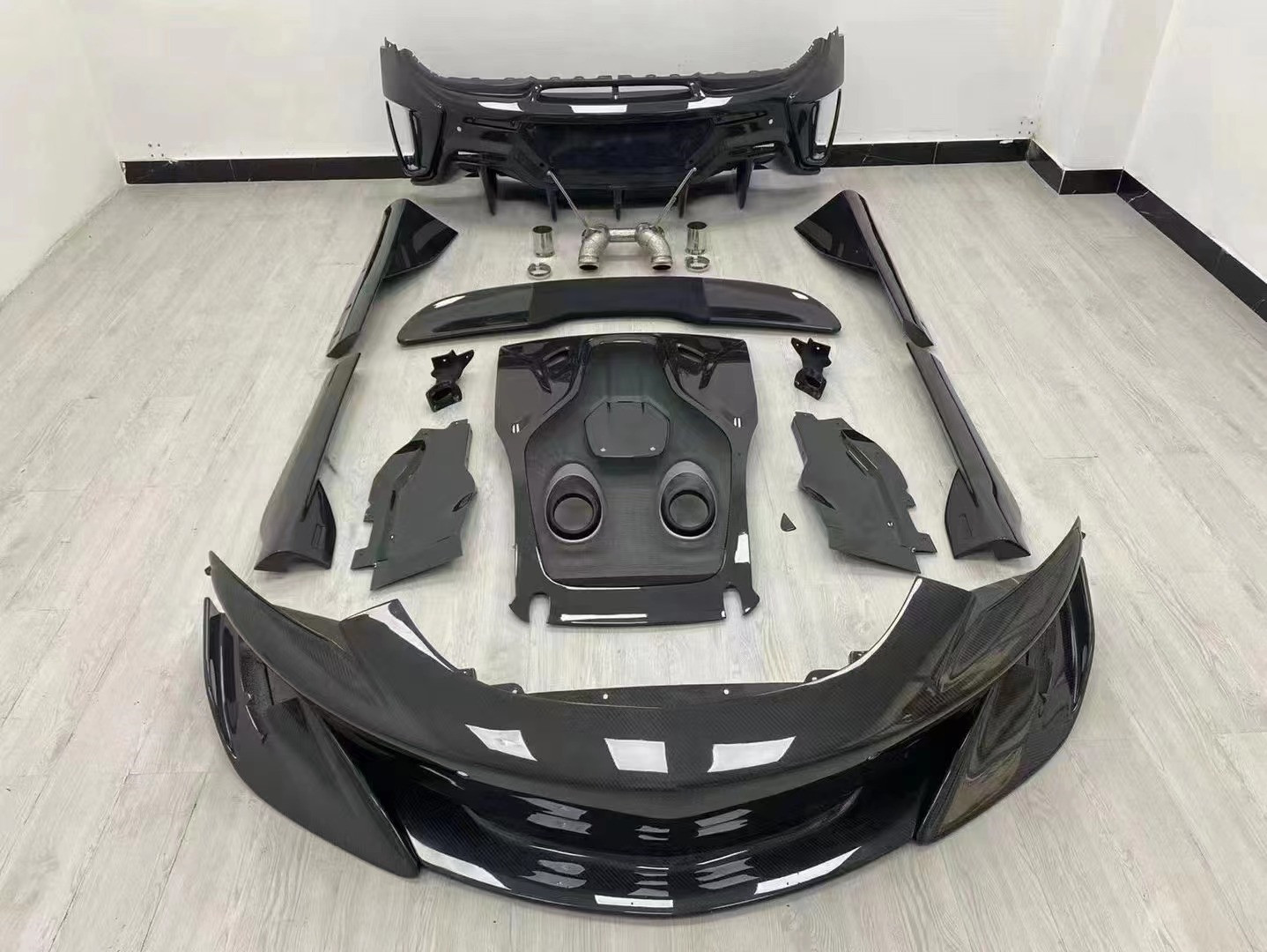 Auto Parts for McLaren 540c 570s 570gt Carbon Fiber Body Kit 540c 570s 570gt Upgraded 600LT Style Body Kit 600LT Spoiler