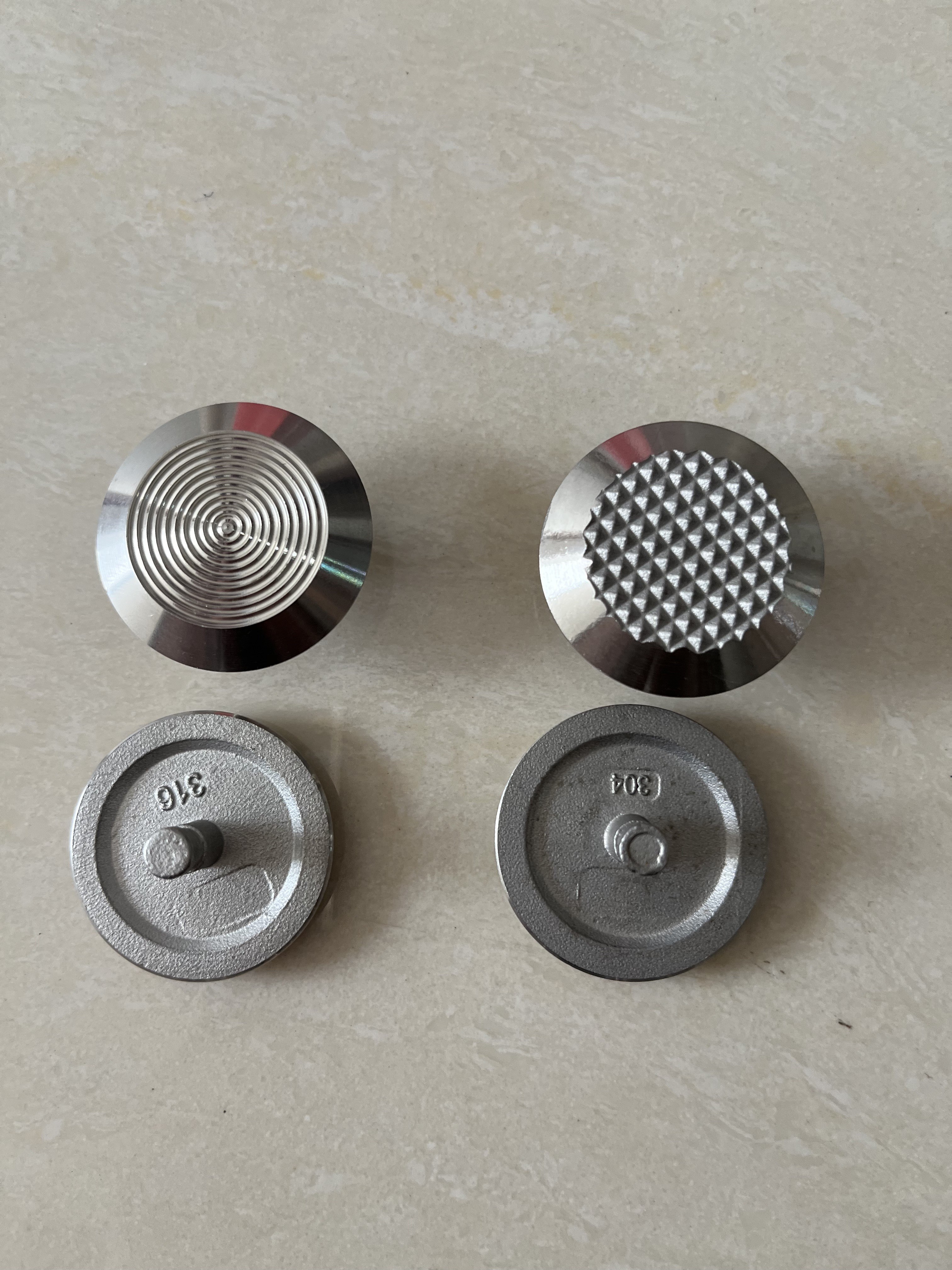 304 Stainless Steel Stud Blind Tie Bar Guide Blind Tie Anti Slip Diamond Surface Tactile Indicator Stud
