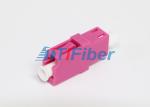 LAN Network OM4 Purple Color Fiber Optic Adapter with PBT Housing