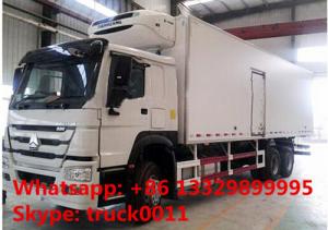 SINO TRUK HOWO 25tons refrigerated truck with THERMO King refeer for sale, best price HOWO 336hp cold room truck for sal