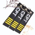 CPT Double Sided Embroidery Keychain Flying Enthusiast Gifts Fashional&Durable