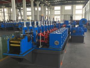 China High speed 8-32mm Welding Pipe Round Square Tube Making Machine With Fly Saw Cutting And Water Cooling wholesale