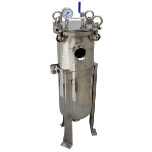 China 62KG Stainless Steel Bag Filter Housing for Construction Works and Filtration 2&quot; NPT wholesale