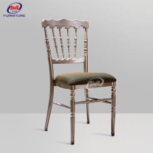 China Adjustable Metal Banquet Chairs Chiavari Silver Wedding Chairs wholesale