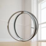 Moon Aluminum Round Windows 4mm 5mm 6mm Double Tempered Glass Round Aluminum