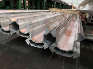 China 14 Feet Long Feed Beam Aluminum Extruded Profiles T6 Heat Treatment wholesale