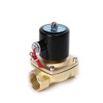 Electric Driving Mode Brass Plunger Solenoid Valve 1/2" Point with ISO 9001