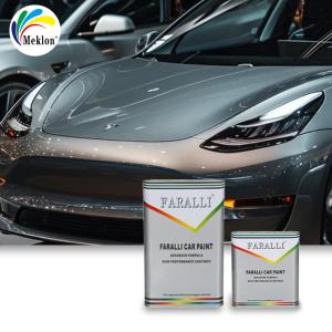 China High Gloss Liquid White Pearl Refinish Metallic Purple Car Paint Car Paint 2K Solid Color Coating Basecoat Car Paint wholesale