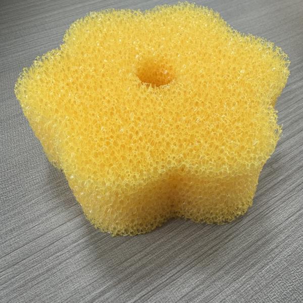 FlexTexture Sponge with Temperature-Activated Smart Texture for Multi Surface Cleaning and Odor-Resistant Hygienic Design