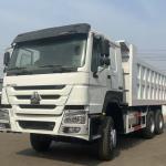 Customizable White Color HOWO 6X4 375HP Dump Truck Seats≤5 Container Length 5.60