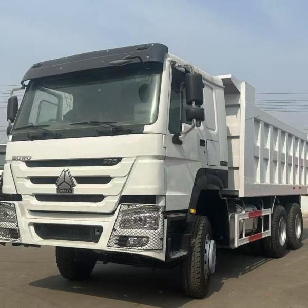 Customizable White Color HOWO 6X4 375HP Dump Truck Seats≤5 Container Length 5.60