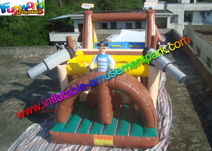 Popular Pirate Inflatables Obstacle Course , Inflatable Tunnel Toys With PVC