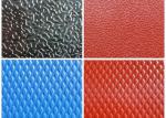 Embossed Aluminum Red Color Plate 0.50mm*1250mm Aluminum Sheet Used In