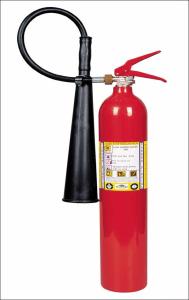 China Workshops 5KG Co2 Fire Extinguisher , Portable Fire Fighting Equipment ISO Standard wholesale