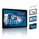 Slim 15.6 Inch HD Video Indoor Advertising Screen Display Digital Signage