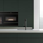 Modern PVC Kitchen Cabinets Wooden Cupboard Set Beveled Edge