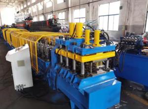 China Hydraulic Shears Ppgi Steel Door Frame Roll Forming Machine Automatic wholesale